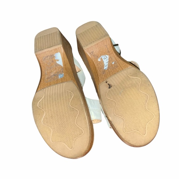 Dansko White Leather Heeled Sandals Women’s EU 43 - Picture 2 of 3